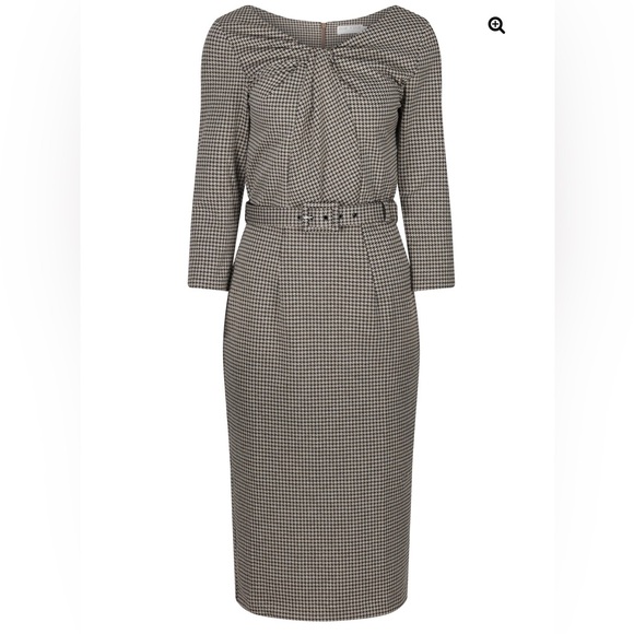 Zoe Vine London Holly Dress UK Size 10, US Size 6. Midi Pencil Dress $169 Retail - Picture 13 of 13